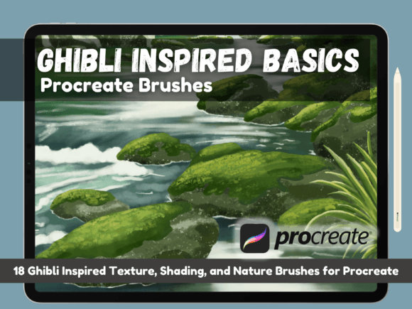 Download Ghibli-Inspired Basics Procreate Brushes - Inspired Collection