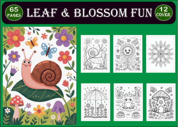 Download Leaf &amp; Blossom Fun Nature Coloring Book - Nature Collection