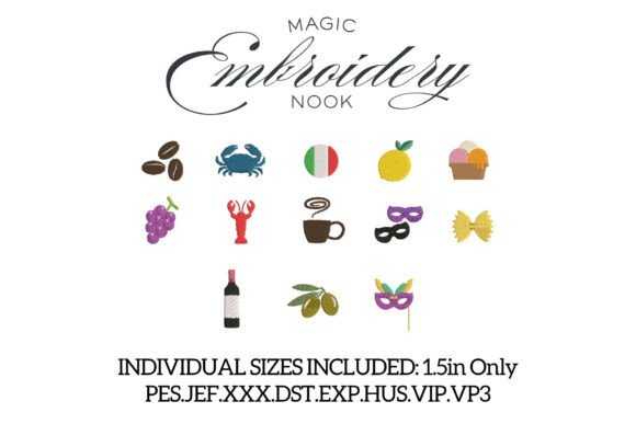 Download Mini Italy Inspired Bundle X 13 Designs - Inspired Collection