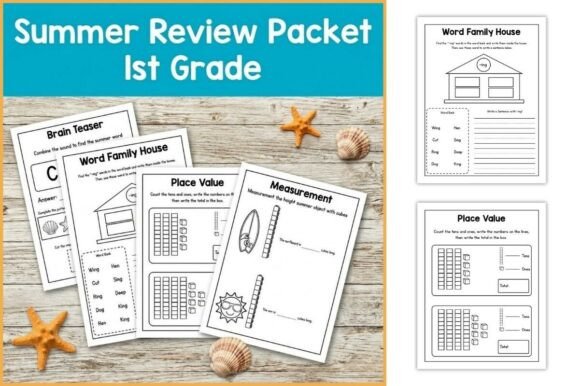 Download Summer Review Packet 1st Grade - 1st grade Collection