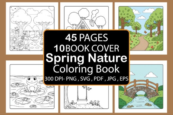 Download Spring Nature Coloring Book - Nature Collection