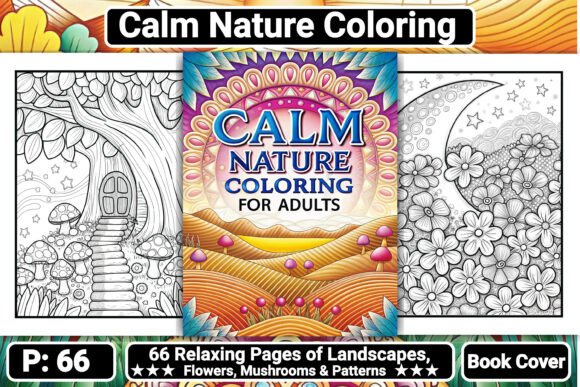 Download Calm Nature Coloring Pages for Adults - Nature Collection