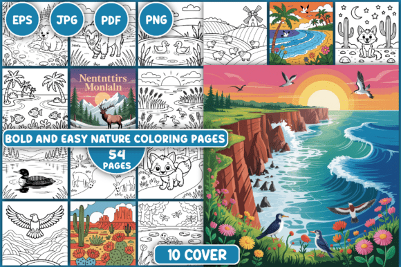 Download Nature Coloring Pages - Nature Collection