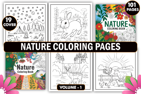 Download Nature Coloring Pages for Adults - Nature Collection